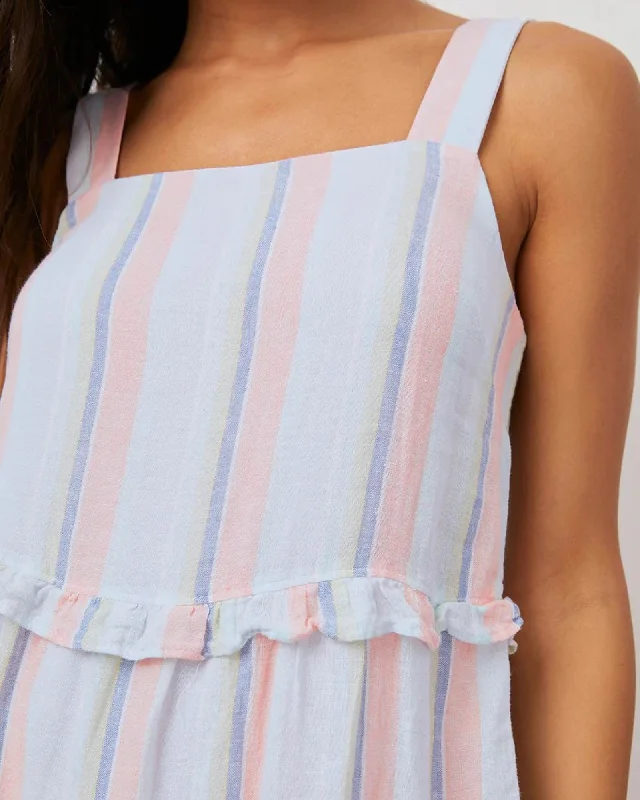 "Sandy Biarritz Multi Stripe" Dress Floral unclassified dresses
