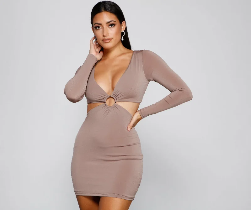 Strike A Pose Cutout Bodycon