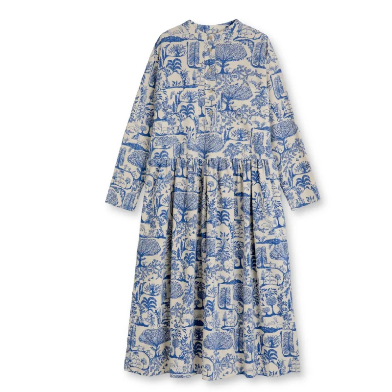 Bobo Choses Wonderland Printed Loose Fit Corduroy Dress