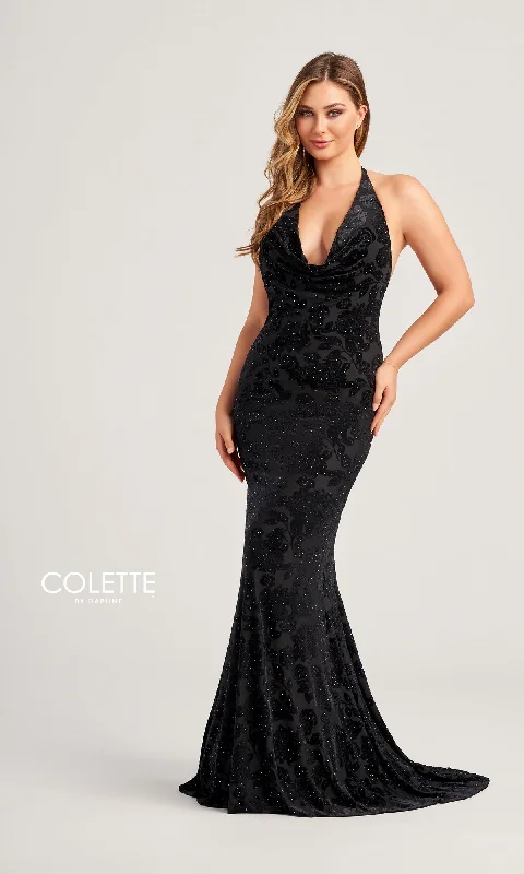 Colette Backless Long Designer Formal Dress CL5118