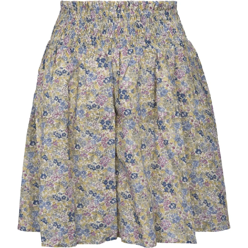 Dolores Skirt - Seedpearl Cream Print