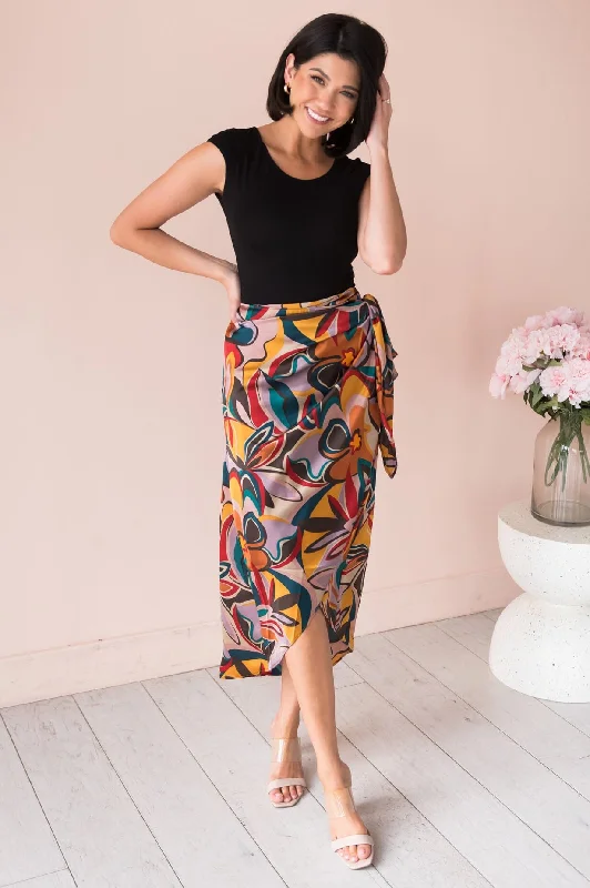 Favorite Season Modest Wrap Skirt