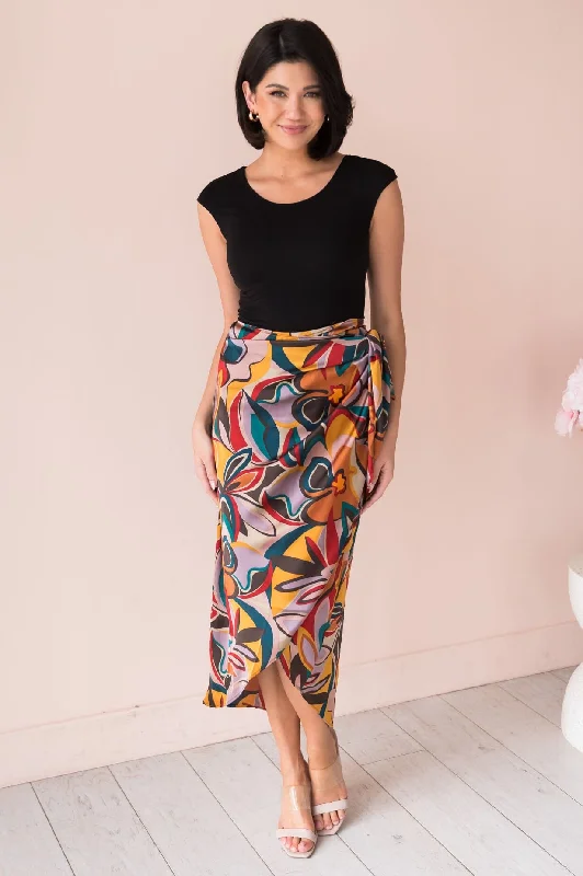 Favorite Season Modest Wrap Skirt