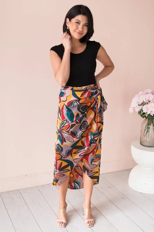 Favorite Season Modest Wrap Skirt