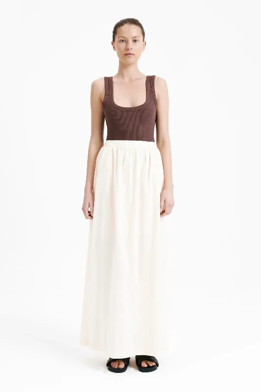 Hudson Maxi Skirt- Cloud