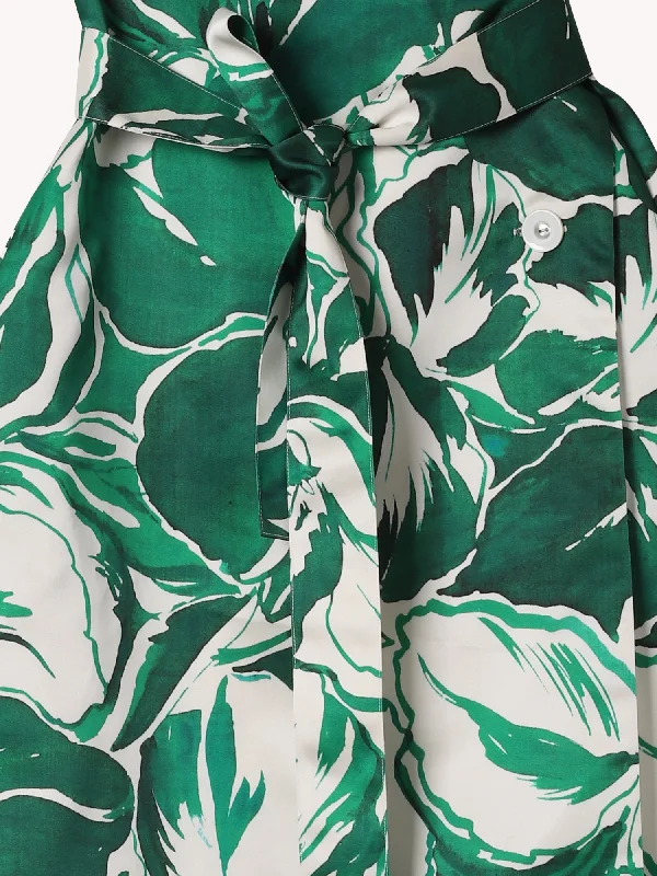 Satin Palms Shannon Skirt