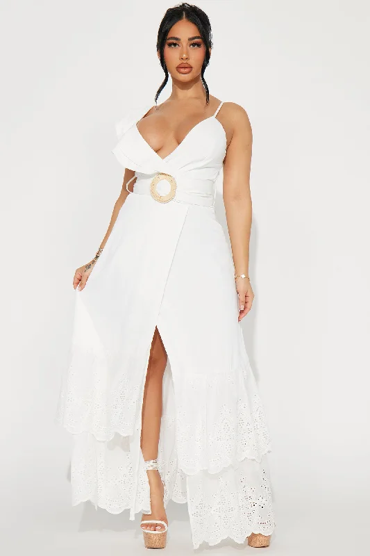 Zhuri Maxi Dress - White