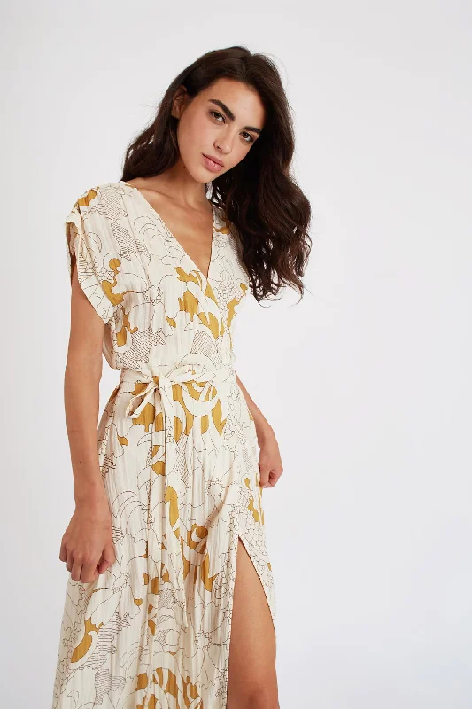 Deanie Loomis Claude Wrap Dress