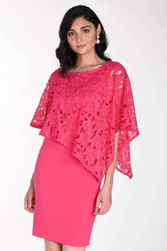 Frank Lyman - 242132 Raspberry Lace Dress