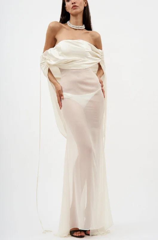 Morning Star Cream Gown