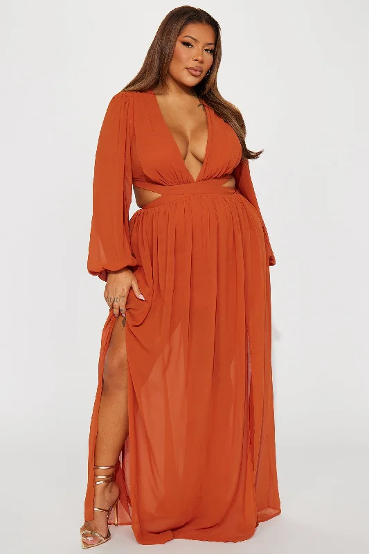 Natalia Maxi Dress - Cognac