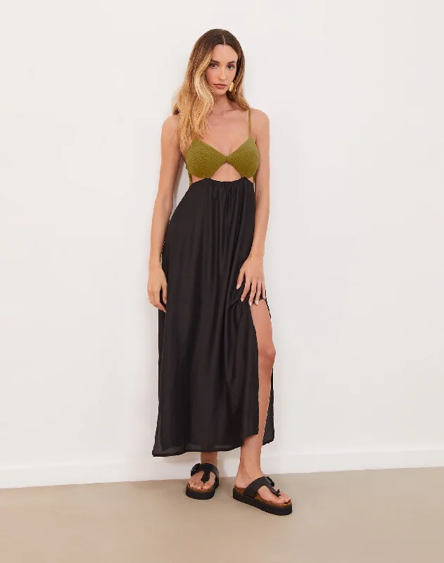 Yana Long Dress (exchange only) - Black