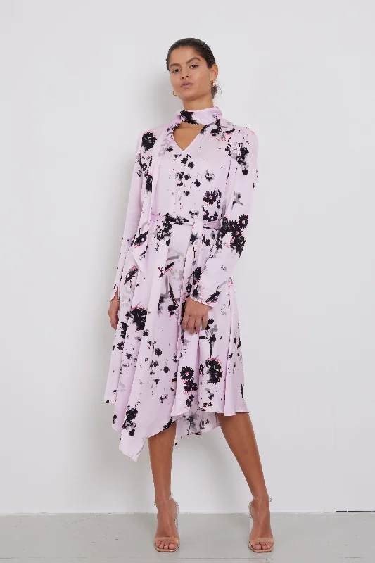 FloretBBLiria dress - Light pink AOP