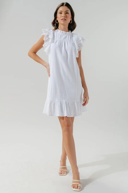 Hazel Eyelet Shift Dress