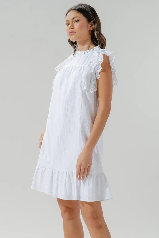 Hazel Eyelet Shift Dress