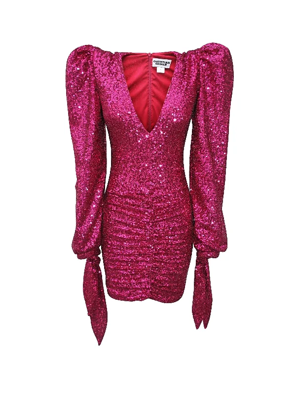 Hot Pink Sequin Dress