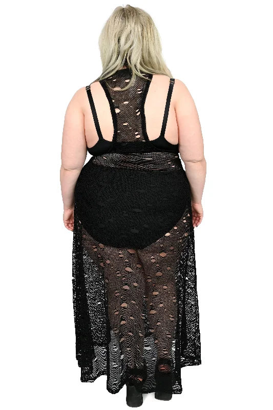 Jax Fishnet Maxi Dress - No Restock!