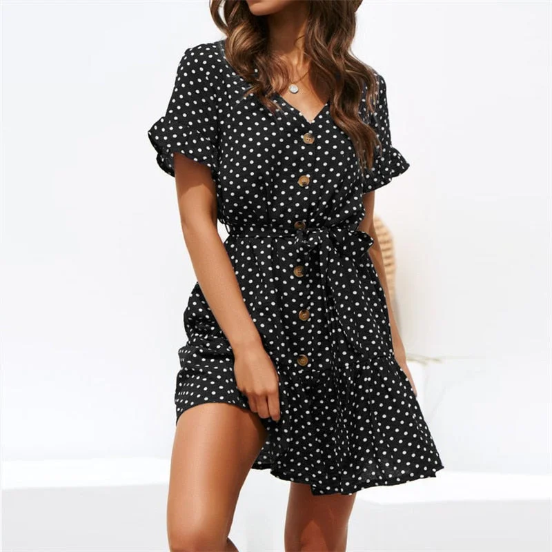 Summer Beach Chiffon Dress